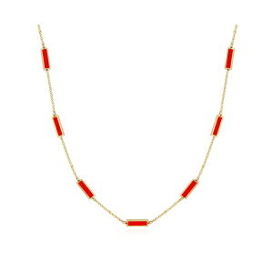 UE@[ fB[X lbNXE`[J[Ey_ggbv ANZT[ Coral Bar Chain Necklace 14K Gold Coral