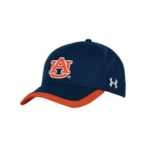 A_[A[}[ Y Xq ANZT[ Men's Navy Auburn Tigers Sideline Blitzing Accent Flex Hat Navy