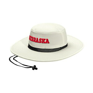 AfB_X fB[X Xq ANZT[ Men's and Women's Cream Nebraska Huskers Wide Brim Boonie Bucket Hat Cream