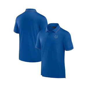 t@ieBNX VOl`[ Y Vc gbvX Men's Royal Indianapolis Colts Pique Polo Shirt Royal