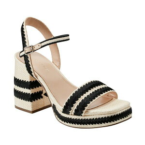 �}�[�N�t�B�b�V���[ ���f�B�[�X �X�j�[�J�[ �V���[�Y Women's Honnia Square Toe Dress Sandals Light Natural, Black