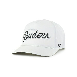 47uh Y Xq ANZT[ Men's White Las Vegas Raiders Brrr Fairway Hitch Adjustable Hat White