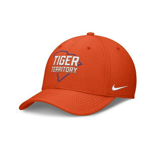 iCL Y Xq ANZT[ Men's Orange Clemson Tigers Local Swoosh Flex Hat Orange