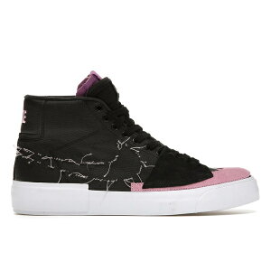 Nike �i�C�L �����Y �X�j�[�J�[ �yNike SB Zoom Blazer Mid Edge Black Pink Rise�z �T�C�Y US_7.5(25.5cm) Black/Pink Rise-White