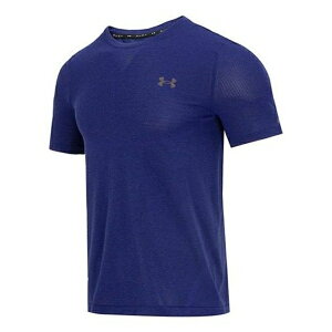 Under Armour A_[A[}[ Y Xj[J[ yUnder Armour Rush Seamless Legacy Tee 'Dark Blue' 1376781-468z TCY US_M_L