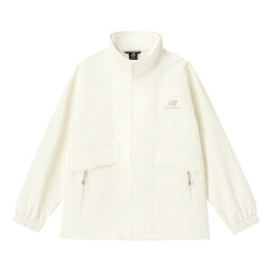 New Balance j[oX Y Xj[J[ yNew Balance Logo Print Sport Jacket 'White' AMJ31305-CLCz TCY US_M_L