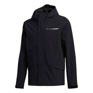 adidas AfB_X Y Xj[J[ yMen's adidas Logo 3 In 1 Hooded Stay Warm With Down Feather Black Jacket DW9250z TCY US_M_S