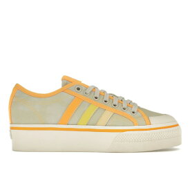 adidas アディダス レディース スニーカー 【adidas Nizza Platform Lo】 サイズ US_W_7W Parley Almost Yellow Orange Tint (Women's)