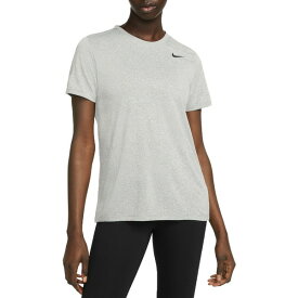 ナイキ レディース シャツ トップス Nike Women's Dri-FIT Legend T-Shirt Tumbled Grey