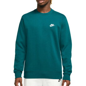 ナイキ メンズ パーカー・スウェットシャツ アウター Nike Men's Sportswear Club Crewneck Sweatshirt Geode Teal