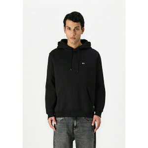 トミーヒルフィガー メンズ サンダル シューズ FLAG HOODIE - Sweatshirt - black