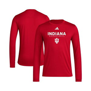 AfB_X Y Vc gbvX Men's Crimson Indiana Hoosiers Locker On-Court In the Fade Long Sleeve T-Shirt Crimson