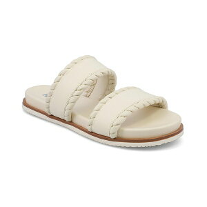 �~�A ���f�B�[�X �T���_�� �V���[�Y Women's Vada Slide Round Toe Sandals Bone