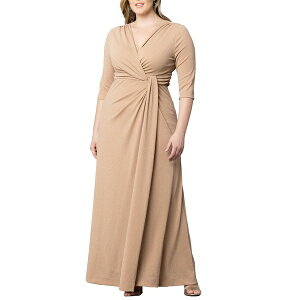 Li fB[X s[X gbvX Plus Size Romanced by Moonlight Long Gown Champagne