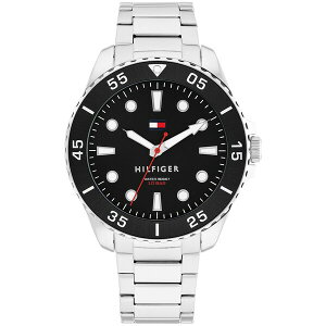 g~[ qtBK[ Y rv ANZT[ Men's Quartz Silver-Tone Stainless Steel Bracelet Watch, 42mm Silver