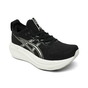 AVbNX fB[X Xj[J[ V[Y Women's GEL-NIMBUS 27 Running Sneakers from Finish Line Black, Lake Gray