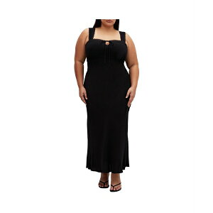 �V�e�B�[�V�b�N ���f�B�[�X �����s�[�X �g�b�v�X Plus Size Spring Love Maxi Dress Black