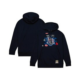 ミッチェル&ネス メンズ パーカー・スウェットシャツ アウター Men's x Tats Cru Navy New Jersey Nets Hardwood Classics Brick Pullover Hoodie Navy