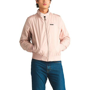 o[YI[ Y WPbgu] AE^[ Men's Classic Iconic Racer Jacket (Slim Fit) Light pink
