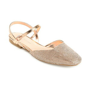 �W���[�j�[�R���N�V���� ���f�B�[�X �T���_�� �V���[�Y Women's Nysha Rhinestone Flats Bronze