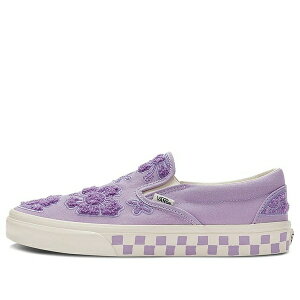 Vans �o���Y �����Y �X�j�[�J�[ �yVans Emma Mulholland on Holiday x Classic Slip-On 'Whimsical Floral Embroidery' VN0A5JMH6GL�z �T�C�Y US_5(23.0cm)