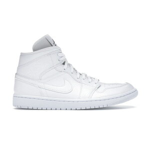 Jordan �W���[�_�� ���f�B�[�X �X�j�[�J�[ �yJordan 1 Mid White Snakeskin (Women's)�z �T�C�Y US_7(24.0cm) White/White-White