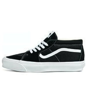 Vans �o���Y �����Y �X�j�[�J�[ �yVans Sk8-Mid Reissue 83 'Black White' VN000CQQBA2�z �T�C�Y US_9(27.0cm)