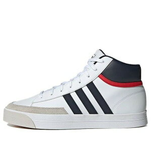 adidas �A�f�B�_�X �����Y �X�j�[�J�[ �yadidas neo Retrovulc Mid White H02462�z �T�C�Y US_8(26.0cm)