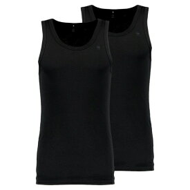 ジースター メンズ Tシャツ トップス BASE TANK 2 PACK - Top - black