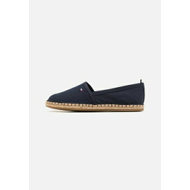 トミー ヒルフィガー レディース スニーカー シューズ BASIC FLAT - Espadrilles - space blue