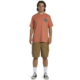 ビラボン メンズ Tシャツ トップス Print T-shirt - coral