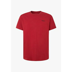 ペペジーンズ メンズ Tシャツ トップス ORIGINAL - Basic T-shirt - burnt red
