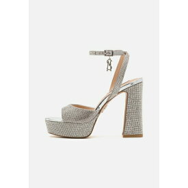 スティーブ マデン レディース サンダル シューズ TRANSPIRE - High heeled sandals - silver-coloured