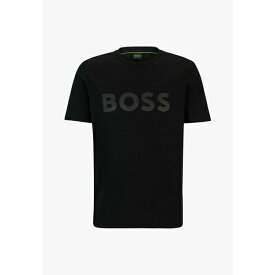 ボス メンズ Tシャツ トップス MIRROR 1 - Print T-shirt - black one