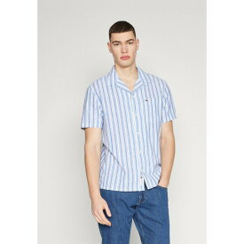 トミーヒルフィガー メンズ シャツ トップス STRIPE - Shirt - persian blue