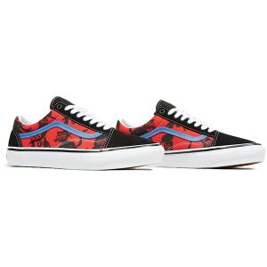 Vans �o���Y �����Y �X�j�[�J�[ �yVans Old Skool Krooked By Natas For Ray Black Red Blue�z �T�C�Y US_5(23.0cm) Black/Red/Blue/White