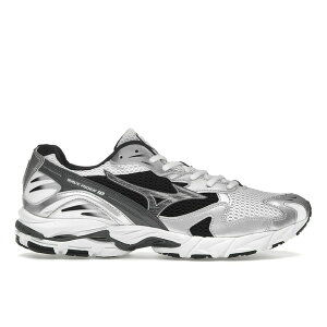 Mizuno �~�Y�m �����Y �X�j�[�J�[ �yMizuno Wave Rider 10 White Silver Black�z �T�C�Y US_7.5(25.5cm) White/Silver/Black
