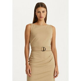 ラルフローレン レディース ワンピース トップス FAYDEEN SLEEVELESS DAY DRESS - Shift dress - birch tan