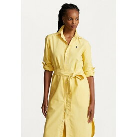 ラルフローレン レディース ワンピース トップス CORY LONG SLEEVE DAY DRESS - Shirt dress - yellow