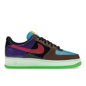 Nike �i�C�L �����Y �X�j�[�J�[ �yNike Air Force 1 Low SP Undefeated Multi-Patent Pink Prime�z �T�C�Y US_9(27.0cm) Fauna Brown/Pink Prime/Multi-Color