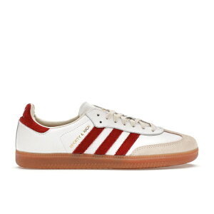 adidas �A�f�B�_�X �����Y �X�j�[�J�[ �yadidas Samba Sporty & Rich White Collegiate Burgundy�z �T�C�Y US_M_4 Cloud White/Collegiate Burgundy/Cream White