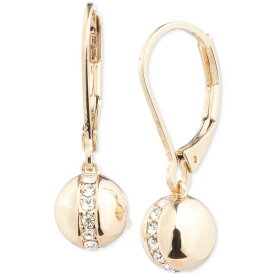 ラルフローレン レディース ピアス＆イヤリング アクセサリー Gold-Tone Pav&eacute; Bead Drop Earrings White