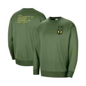 ナイキ レディース パーカー・スウェットシャツ アウター Women's Olive Oregon Ducks Military-Inspired Collection All-Time Performance Crew Pullover Sweatshirt Olive