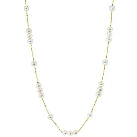 エフィー コレクション レディース ネックレス・チョーカー・ペンダントトップ アクセサリー EFFY&reg; Freshwater Pearl (6mm) 18" Collar Necklace in 14k Gold 14K Gold