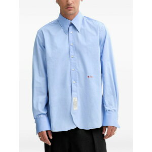 �u���[�}�[�u�� �����Y �V���c �g�b�v�X Button-cuff shirt Blue
