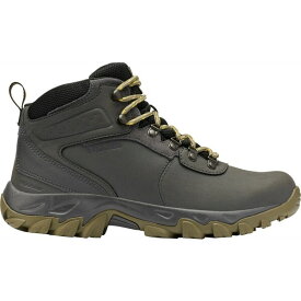 コロンビア メンズ ブーツ シューズ Columbia Men's Newton Ridge Plus II Waterproof Hiking Boots Dark Grey/Green