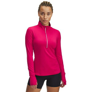 �A���_�[�A�[�}�[ ���f�B�[�X �J�b�g�\�[ �g�b�v�X Qualifer Launch Pro half Zip Top