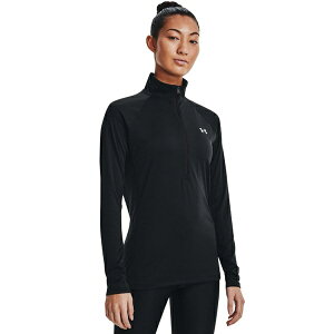 �A���_�[�A�[�}�[ ���f�B�[�X �J�b�g�\�[ �g�b�v�X Reflective Tech quarter Zip Top
