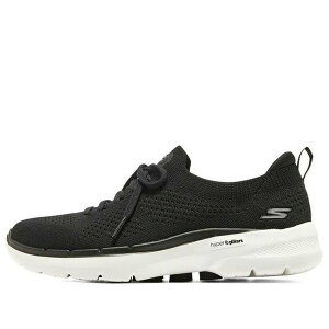 Skechers �X�P�b�`���[�Y ���f�B�[�X �X�j�[�J�[ �y(WMNS) Skechers Go Walk 6 'Black White' 894117-BLK�z �T�C�Y US_5.5(22.5cm)