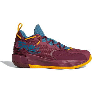 adidas �A�f�B�_�X �����Y �X�j�[�J�[ �yadidas Dame 7 EXTPLY Victory Crimson�z �T�C�Y US_7(25.0cm) Victory Crimson/Team Colleg Gold/Orbit Indigo